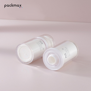 Flacon pompe rond ABS 30-120 ml avec couvercle anti-poussière – récipient rechargeable pour essence, lotion et crème de soin - Product Image 3