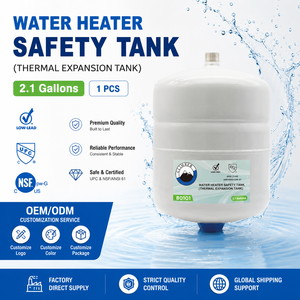 Réservoir d'expansion pour chauffe-eau KING SMART <span class=keywords><strong>de</strong></span> 2,1 gallons, 3/4 MNPT, certifié UPC NSF pour les systèmes d'eau chaude résidentiels et commerciaux - Product Image 1