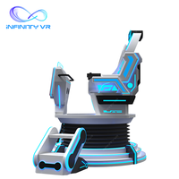 Simulador de Nave Espacial VR para 2 Jugadores 360 °   Atracción Multisensorial con Plataforma Dinámica para Parques Temáticos y Centros Comerciales