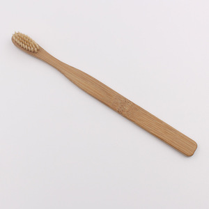 Cepillo de dientes de bambú natural tamaño adulto TBB-915, cepillo manual para limpieza diaria con opción de grabado personalizado - Product Image 2