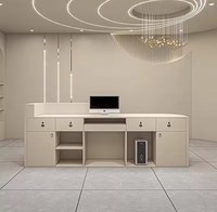 Meubles de réception modernes pour aménagement commercial, comptoir sur mesure pour boutique de détail, personnalisation