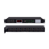 Séquenceur de Prises Universel Actif 8 Canaux KD-308 CA 110-240V Capacité de Charge 45 kg Prises Européennes/Américaines/Britanniques Audio Professionnel