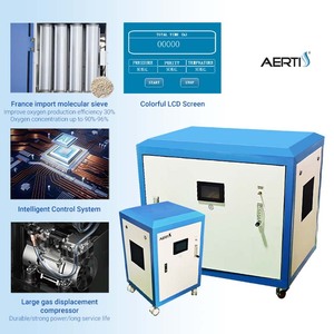 Generador de Oxígeno de Gran Flujo de 20L Personalizado AERTI, Carcasa de Metal Industrial con Recubrimiento en Aerosol para Invernadero - Product Image 2
