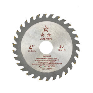 San Xing 4 In Woodworking Saw Blade 30 Teeth Carbide Tipped For Wood Cutting - Product Image 1