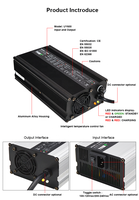 Chargeur Intelligent Automatique 600W 12v 24v 48v Véhicules E-Bike Scooter Drone Golf Cart Lifepo4 Batterie UK/AU/US Socket Standards