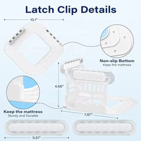 Attache de drap de lit réutilisable, antidérapant, s'adapte à toutes les tailles de lits, maintien sécurisé des draps, installation facile