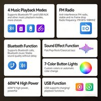 Radio para Auto, Reproductor MP3, Ranura para Tarjeta USB/TF, Radio FM/AM 1DIN Universal con Pantalla LCD y Soporte para Micrófono BT
