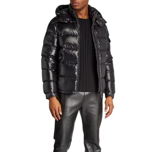 Servicios de Diseño Personalizado, Abrigos de Invierno para Hombre, Talla Grande, con Capucha, Casuales, Reversibles, con Cremallera y Logotipo - Product Image 2