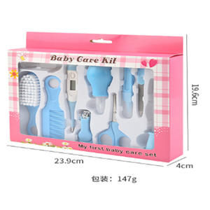 10In1Kit bébé produit bébé ensemble de soins des ongles enfants coupe-ongles oreille Scoop compte-gouttes ciseaux peignes bébé ensemble d'ongles - Product Image 1