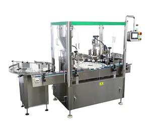 Npack Automatic Rotary 50g 100g Hand Cream Body Butter Filling and Capping Machine Cosmetic Bottling Machine