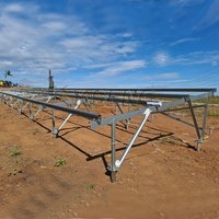 Sistema de Montaje Solar en Suelo de Acero al Carbono con Diseño Estructural Estable para un Montaje Solar Rentable