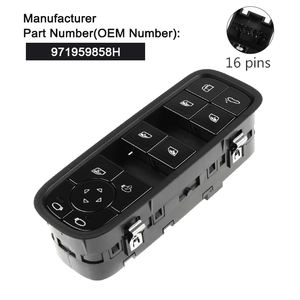 Bouton poussoir de régulateur de lève-<span class=keywords><strong>vitre</strong></span> électrique 971959858H pour <span class=keywords><strong>Porsche</strong></span> <span class=keywords><strong>Cayenne</strong></span> 2019-2022 - Product Image 2