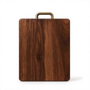 เขียงไม้มะม่วงขายส่ง เขียงไม้ธรรมชาติ ถาดเสิร์ฟพร้อมหูหิ้วโลหะ - Product Image 1
