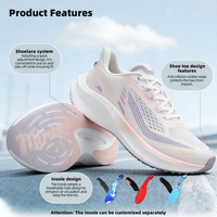Chaussures de sport unisexes, respirantes, avec empeigne en mesh, amorti extérieur, légères et durables
