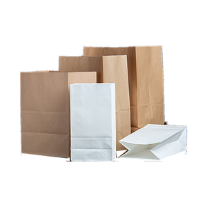 Bolsa de Papel Kraft Marrón Reciclable con su Propio Logotipo - Product Image 3