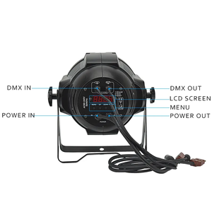 Lámpara de Relleno COB de Cuatro Ojos con Brillo Suave, Control DMX512, LED Blanco Cálido Regulable para Iluminación de Escenarios, 3500K, Aleación de Aluminio, IP20 - Product Image 3