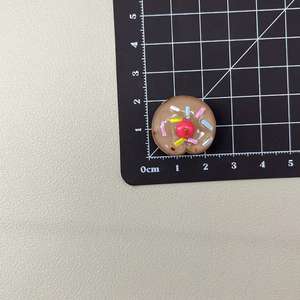 Tatlı meyve Donuts reçine Flatback DIY chon DIY Scrapbooking firkete telefon kılıfı dekorasyon aksesuarları için benzersiz desen modeli - Product Image 4