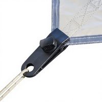 Tente de camouflage d'extérieur pour l'été, résistante au vent, avec clip de fixation en nylon en spirale réglable, ensemble de cordons élastiques multifonctionnels