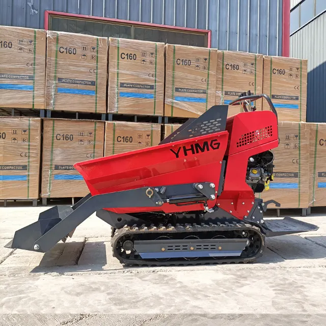 Hochwertige selbst ladende Schubkarre Stand on Mini Dumper für Garten zum Verkauf