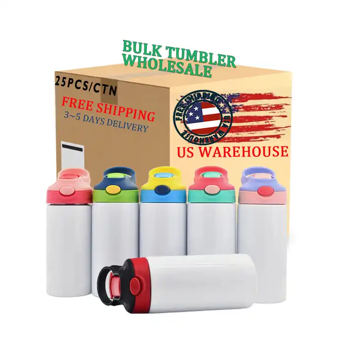 usa warehouse flip top kid tumbler