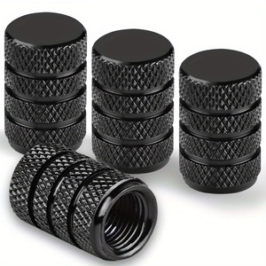 Tapas de válvula americanas de aleación de aluminio moleteadas para neumáticos sin cámara, cubiertas antipolvo para coche y bicicleta, repuesto y reparación, 80-110 unidades - Product Image 5
