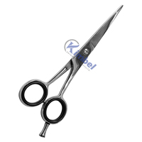 Ciseaux de coiffure avec poignée en plastique acier inoxydable, à haute teneur en carbone, 10 pièces par lot, sous votre propre Logo
