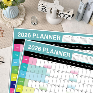 GF Venta caliente Horario Planificador Proveedor Escuela Oficina 2026 Calendario colgante de pared Encuadernación en espiral Calendario mensual impreso personalizado - Product Image 6