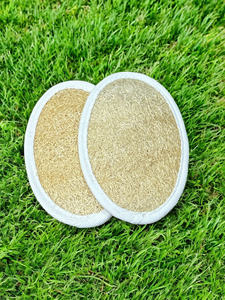 <b>Natural</b> loofah travel bath <b>sponge</b> exfoliates and deeply cleanses skin safely 10x8 cm size Vietnam Manufacturer - Product Image 6