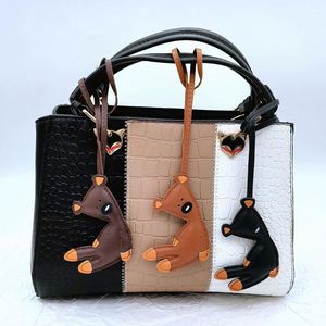 New Small Bear Bag Pendant - <b>Cute</b> Cartoon Bear Pendant for Backpack - New Car Keychain - Product Image 6