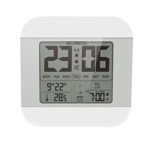 Elettronico talking alarm clock con calendario digitale e light touch per non vedenti