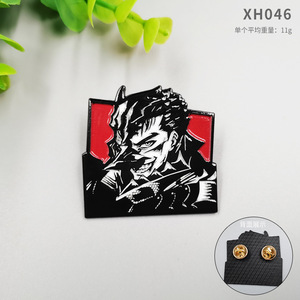 Venta al por Mayor de 50 Diseños de Pins de Solapa de Anime Japonés, Colección Clásica de Insignias Metálicas de Recuerdo para Decoración de Bolsas y Ropa - Product Image 6