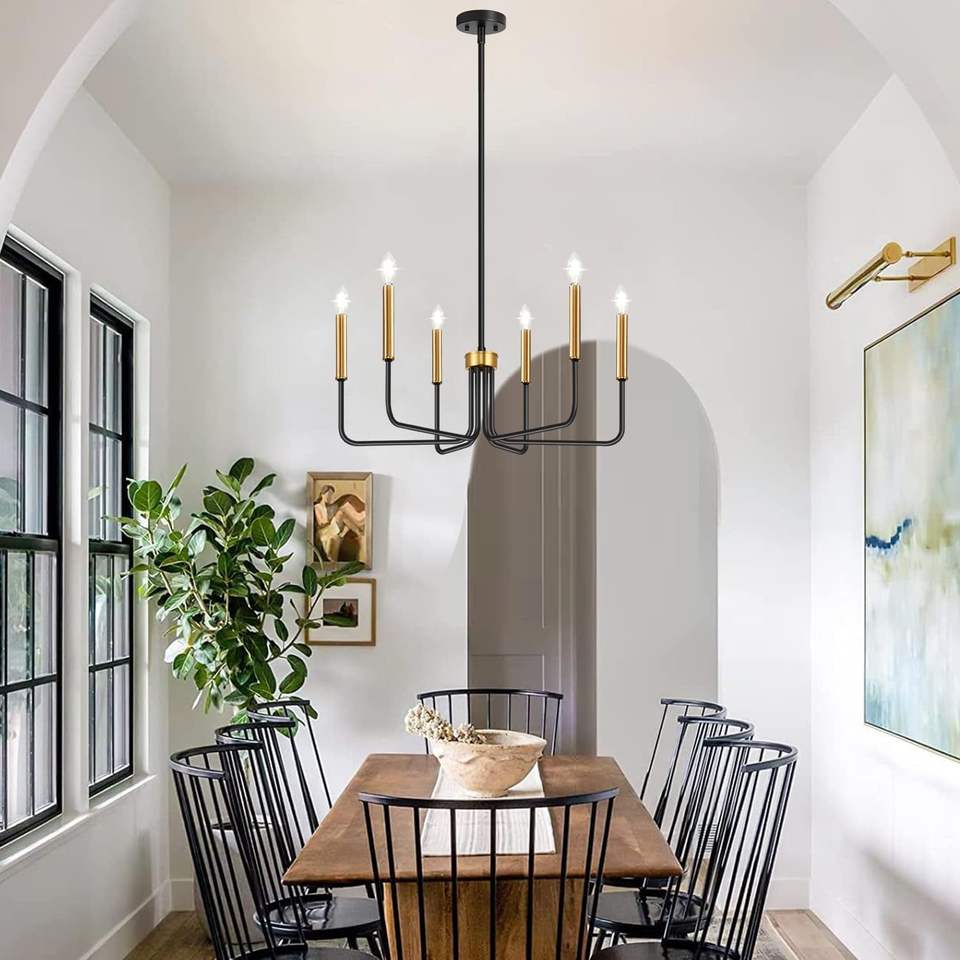 Black Chandeliers Pendant Lights for Modern Living Spaces
