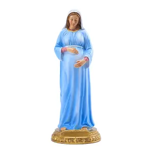 Botu Modern Resin Crafts Virgin Mary Mother Statue Angel Figurine statua sacra religiosa