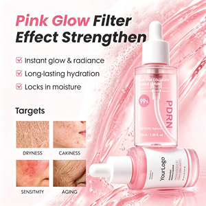 Suero de Colágeno Rosa PDRN con Múltiples Péptidos y Colágeno Soluble, Esencia Hidratante Suave y Nutritiva para la Piel - Product Image 5