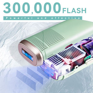 ชุดมือถือไฟฟ้าแบบพกพาสำหรับใช้ในบ้านคืนความเย็นให้ผิวอ่อนเยาว์ด้วยเลเซอร์ของผู้หญิงอุปกรณ์กำจัดขน IPL - Product Image 3