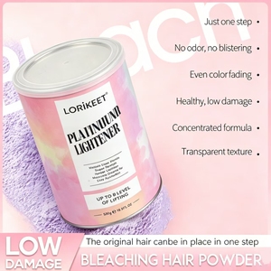 ผงฟอกสีผม <span class=keywords><strong>LORIKEET</strong></span> ODM/OEM ปราศจากแอมโมเนีย สูตรอิตาลี สำหรับผมสีน้ำตาลเข้มถึงน้ำตาลอ่อน 500 กรัม ผงฟอกสีผมให้สีอ่อนลง - Product Image 5
