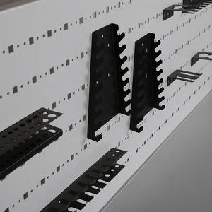 Armadio <span class=keywords><strong>a</strong></span> muro resistente superiore combinato con pannello e banco da <span class=keywords><strong>lavoro</strong></span>, perfetto per la <span class=keywords><strong>disposizione</strong></span> degli utensili da garage, aree di fabbrica - Product Image 4