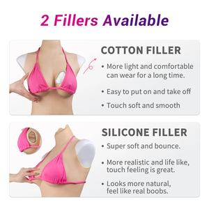 Realistische Silikonbrüste für Crossdresser – Männlich zu Weiblich – Falsche Brustform und <span class=keywords><strong>Vagina</strong></span> für Transgender und Drag Queens zum Cosplay - Product Image 3