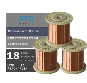 Super Thin 0.05mm Enamelled Copper Wire Self Bonding Wire Winding Wire