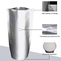 Doublure de fût en aluminium à fond plat, scellable à chaud, résistante à l'humidité, pour emballage de produits chimiques, impression par gravure, vente en gros directe usine