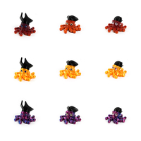 Poulpe pirate imprimé en 3D, animaux imprimés en 3D, articulations flexibles, décoration de bureau, salle de classe, maison