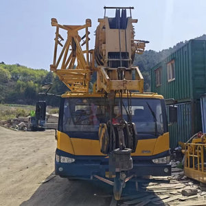 เครน QY25K5-1 25Ton รถบรรทุก XCM-G 2015มือสองความยาวบูมควบคุมจาก PLC 39.5เมตร700กิโลเมตร - Product Image 1