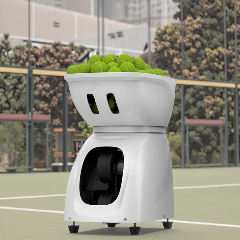 Portable Professional Tennis Training Serve Machine APP Controlled Remote 145+ Balls One Person Play-Outdoor Tennis Ball