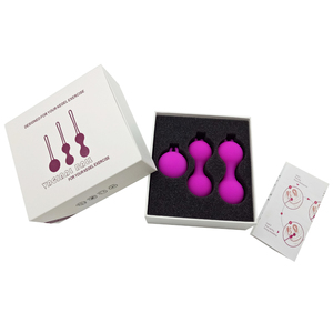 セットキット3 in 1女性膣ヘルスケアタイトトレーニングベンWa愛ノベルティセックスおもちゃスマートシリコーンケーゲルボール - Product Image 3