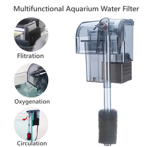 Filtro <span class=keywords><strong>de</strong></span> Esponja Multifuncional para Acuario <span class=keywords><strong>de</strong></span> Cascada para Colgar, Bomba <span class=keywords><strong>de</strong></span> Oxígeno Externa y Filtro <span class=keywords><strong>de</strong></span> <span class=keywords><strong>Agua</strong></span> para Pecera - Product Image 4