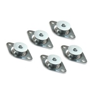 Customized Quarter Turn Sprint Car Dzeus Buttons Self-Ejecting Aluminum Quick Turn Fastener Wing Head Steel Dzus Fastener
