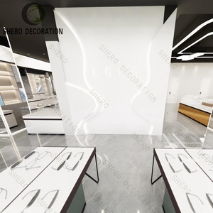 ตู้โชว์กระจกสำหรับร้านแว่นตา ร้านขายแว่นกันแดด ชั้นวางกระจกโชว์สินค้า ออกแบบร้านแว่นตา - Product Image 4