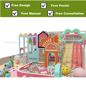 बेहे कैंडी रंग नरम खेल पास्टल रंग बच्चों खेल मैदान इनडोर खेल मैदान के मैदान के उपकरण - Product Image 5