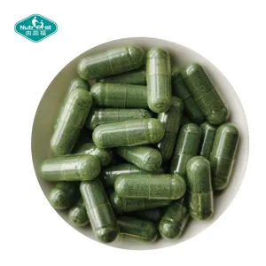 Nutrifirst טבעוני אורגני כמוסות חלבון גבוהה שבור דופן תא אורגני כלורלה ספירולינה Tablet כמוסה