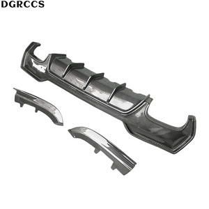 Difusor Trasero de Fibra de Carbono Estilo 3D para Serie 4 G22 G23 2020-2024, Lip Trasero para Parachoques - Product Image 3